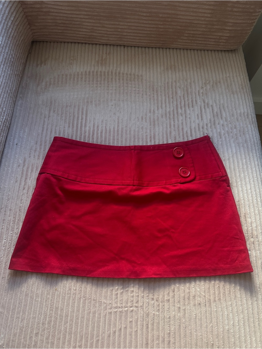 Red Retro Mini Skirt